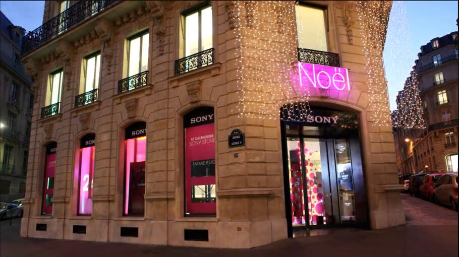 Sony Store Paris "Advent Calendar"